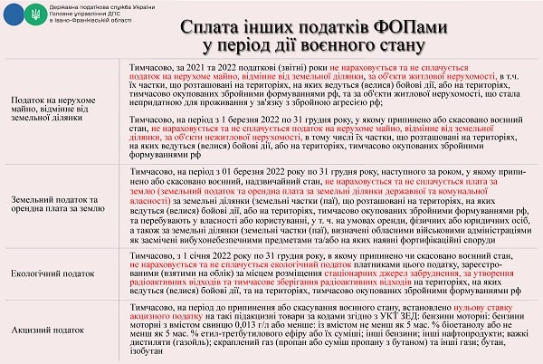 Підприємцям: зміни в оподаткуванні в період воєнного стану Підприємцям: зміни в оподаткуванні в період воєнного стану