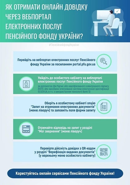 Які довідки можете отримати в ПФУ дистанційно Які довідки можете отримати в ПФУ дистанційно