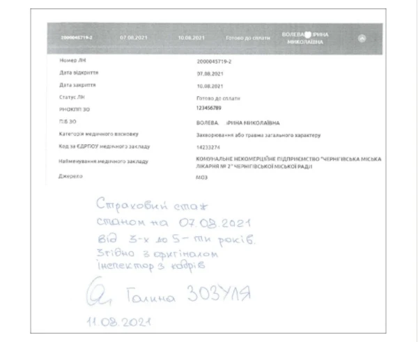 Е-лікарняний листок непрацездатності онлайн