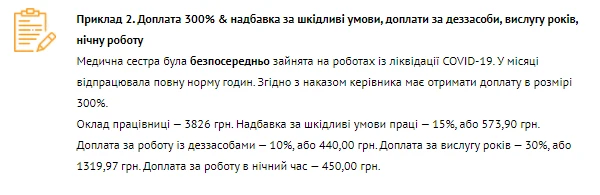 Доплата 300% за пацієнтів із COVID-19: формули розрахунку Доплата 300% за пацієнтів із COVID-19: формули розрахунку