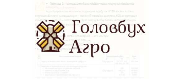 Часткова загибель посівів через посуху та підсівання Часткова загибель посівів через посуху та підсівання