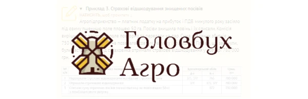 Страхові відшкодування знищених посівів Страхові відшкодування знищених посівів