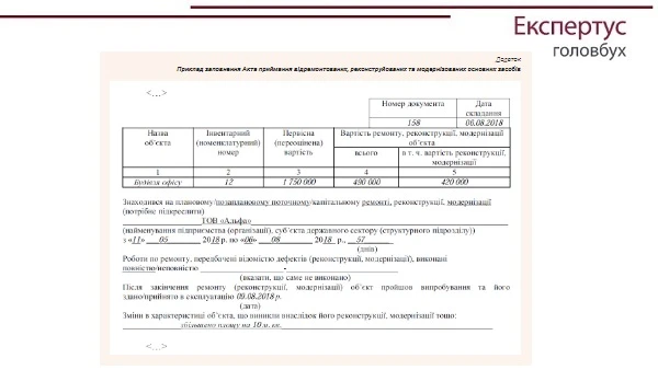 Як обліковувати витрати на ремонт та поліпшення основних засобів